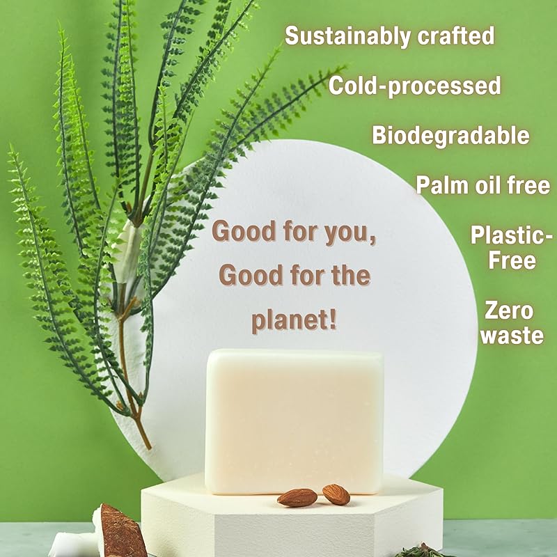 All Natural Bar Soap for Women & Men | Natural Soap | Unscented Soap | Natural Soap Bar| Bath Soaps | Handmade Soap | Scentless Soap | Fragrance Free Soap | Moisturizing Bar Soap |Sensitive Skin Soap