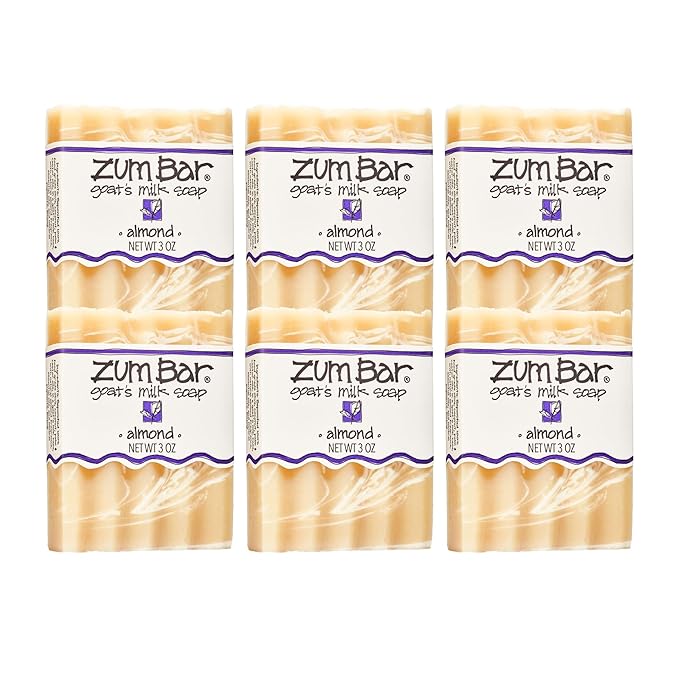 Zum Bar Goat's Milk Soap - Almond - 3 oz (6 Pack)