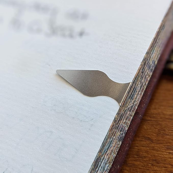 Stellar Factory Book Darts: Thin Stainless Steel Mini Bookmarks - 50 Count