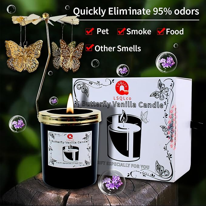 Lavender Candles for Home Scented, Serenity and Calm, Home Décor, Gifting Idea, Burn Time of 50 Hours, Natural Candles for Women
