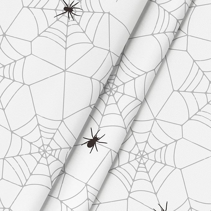 Horaldaily Halloween Tablecloth 60×84 Inch Oval, Jack-O-Lantern Pumpkin Cobweb Scary Themed Washable Table Cover for Party Picnic Dinner Decor