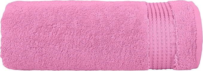 Elegant Comfort Premium Turkish Cotton 1 Piece Jumbo Bath Towel - 35 x 70 inch, Luxurious Hotel Spa Quality 100% Turkish Cotton Large Bath Towel - Highly Absorbent - Soft Bathroom Towel, Light Pink