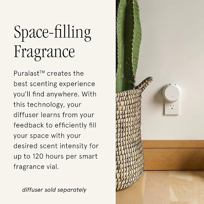 Pura and Allos - Fragrance Refill for Smart Home Air Diffusers - Aromatherapy Scents for Home - up to 120-Hours of Premium Fragrance per Vial - 2 Pack - Ylang Pistachio (Calm)