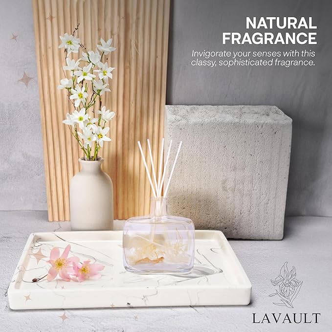 Reed Diffusers for Home - Long-Lasting Room Fresheners - Home Fragrance Diffuser - Scented Oil Diffuser for Aromatic Home - Bathroom Air Diffuser - Chance Scent - 7.4 oz
