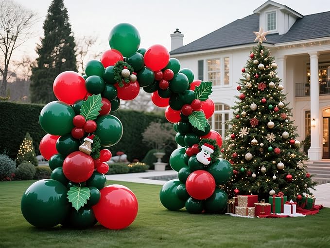 Dark Green Balloons 145pcs Different Sizes 18 12 10 5 Inch Forest Green Balloons for Birthday Wedding Baby Shower Jungle Summer Theme Anniversary Celebration Decoration