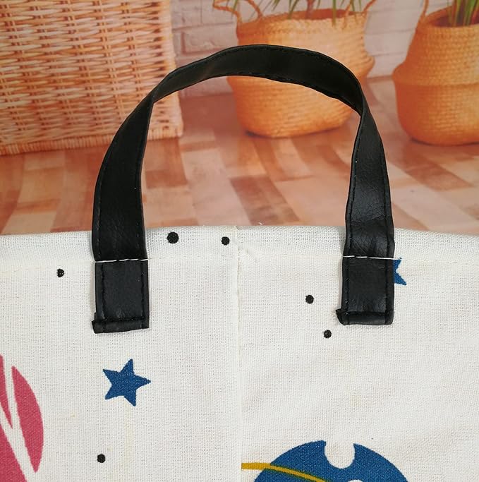 Rec Toy Box Chest Kids Hamper Storage Basket Collapsible Organizer Bin Gift Baskets for Home/Dorm/Kitchen/Pet/Office/Closet/Shelf