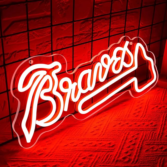 Baseball Neon Sign for Wall Decor Baseball Sport Team LED Neon Light for Man Cave Dormitory Bar Club Birthday Gifts for Sport Fans USB Powered(ZKXD318)