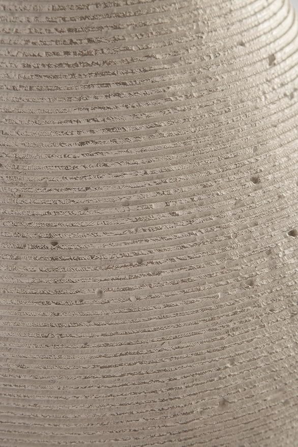 Signature Design by Ashley Hannela 12" Modern Distressed Polyresin Vase, Antique Tan