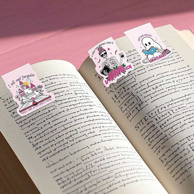 Funny Magnetic Bookmarks for Women: 9 Pcs Cute Magnet Book Marks for Reading, Spicy Fairytale Book Markers Clips, Bookish Gifts for Women Hot Girls Adults