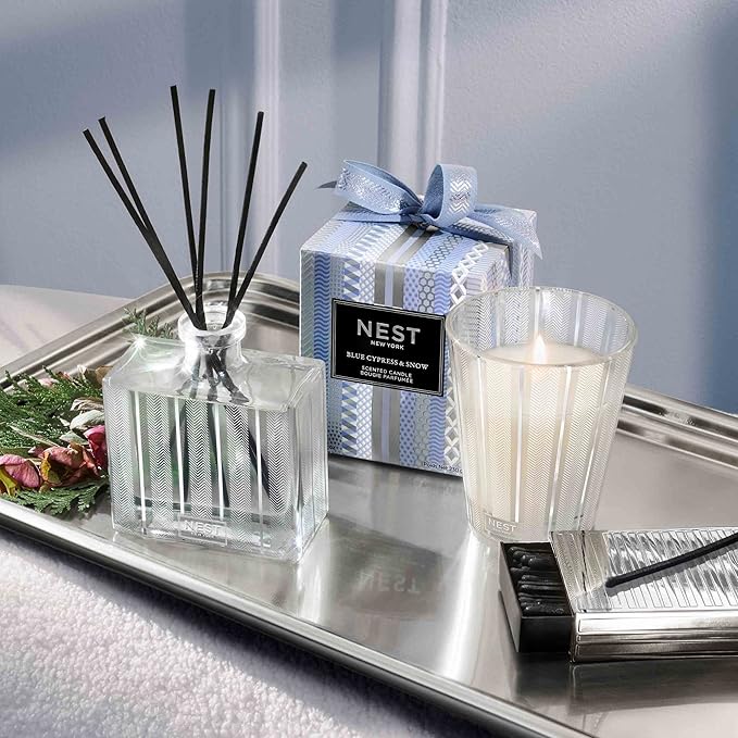 NEST New York Blue Cypress & Snow Reed Diffuser