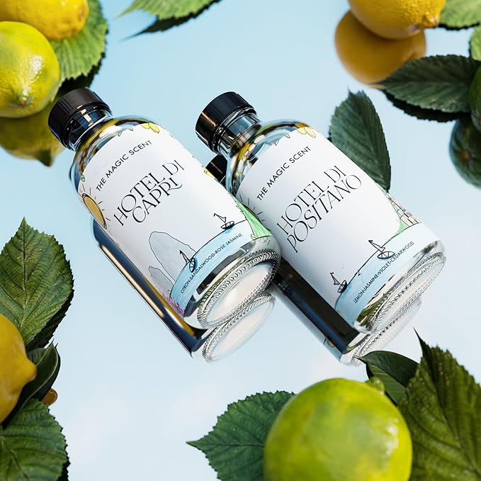 Hotel Di Positano Diffuser Oil Scent - Cold-Air & Ultrasonic Fragrance Oil for Diffuser Inspired by Amalfi Coast, Italy - Essential Oils for Diffusers Aromatherapy - 4 fl oz, 120 mL