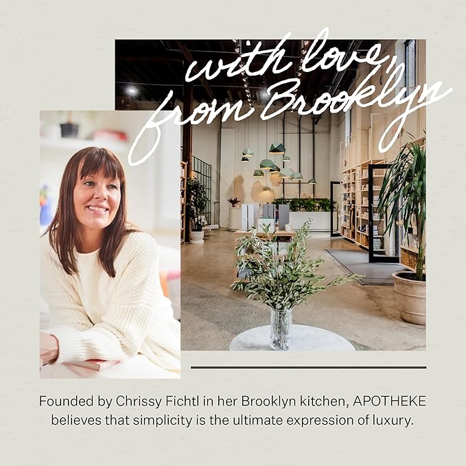 APOTHEKE Cedarwood Ginger Scented Candles for Home - Aromatherapy 3-Wick Jar Candle with Soy Wax Blend - Long-Lasting Scent with Natural Essential & Perfume-Grade Oils