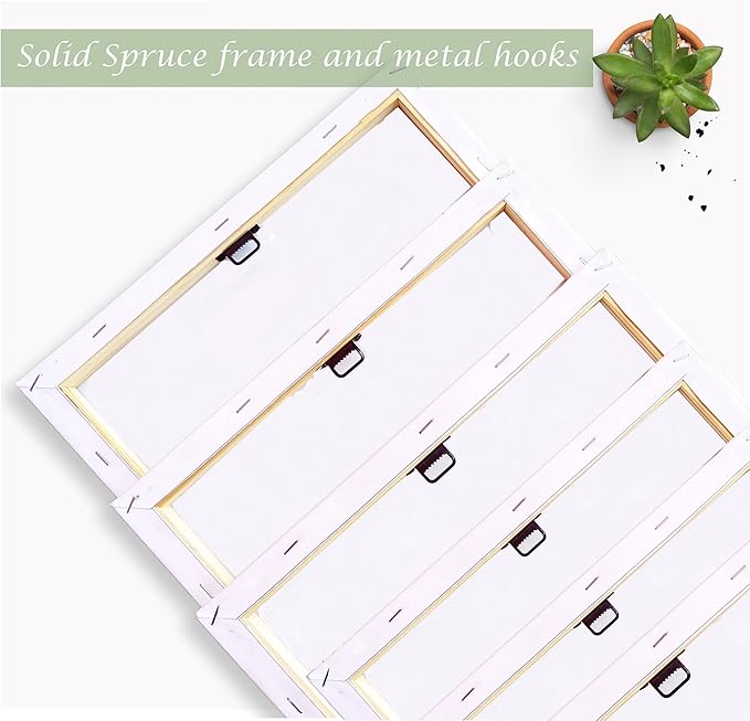 Induslyfe Framed Eucalyptus Sage Green Botanical Plant Wall Art Canvas Decor Set of 6, Nature Wall Art Prints Posters Art, Eucalyptus decor Flower wall art for bathroom bedroom living room 9x12