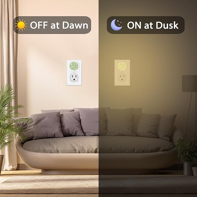 Cute Frog Night Lights Plug into Wall, Cute Frog Animal Night Light for Boys Girls Led Night Light, Dusk to Dawn Sensor Nightlight for Stairway/Hallway/Bedroom