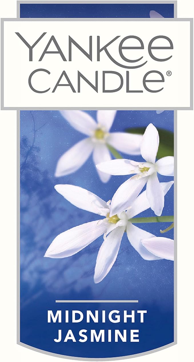 Yankee Candle Midnight Jasmine Scented, Classic 22oz Large Jar Single Wick Candle, Over 110 Hours of Burn Time