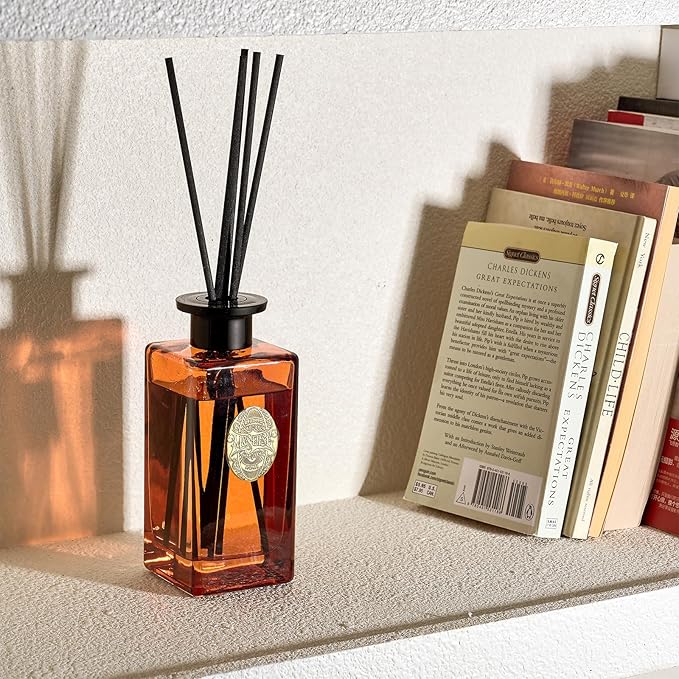 M&SENSE 10.14 oz Large Reed Diffuser | Magical Oriental Scent Oil Diffuser with Sticks |Long Lasting Non-Toxic Essential Oil |Reed Diffuser for Bathroom Shelf Decor