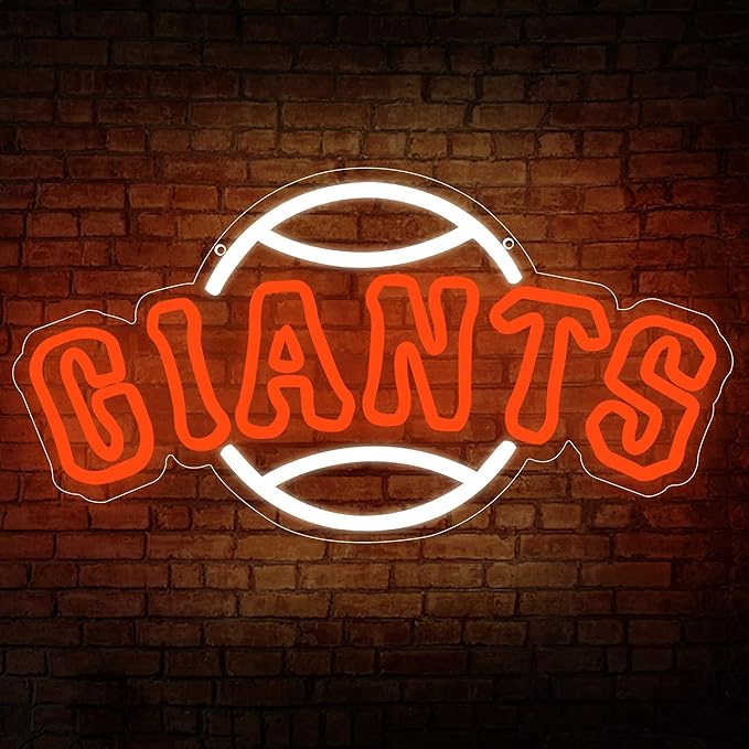 Neon Sign for Wall Decor Baseball Neon Light for Man Cave Sports Fans Birthday Gifts for Men With Baseball Team Sign for Bar Party Dorm Game Room Size16.1 * 12.8inch(ZYLD128)