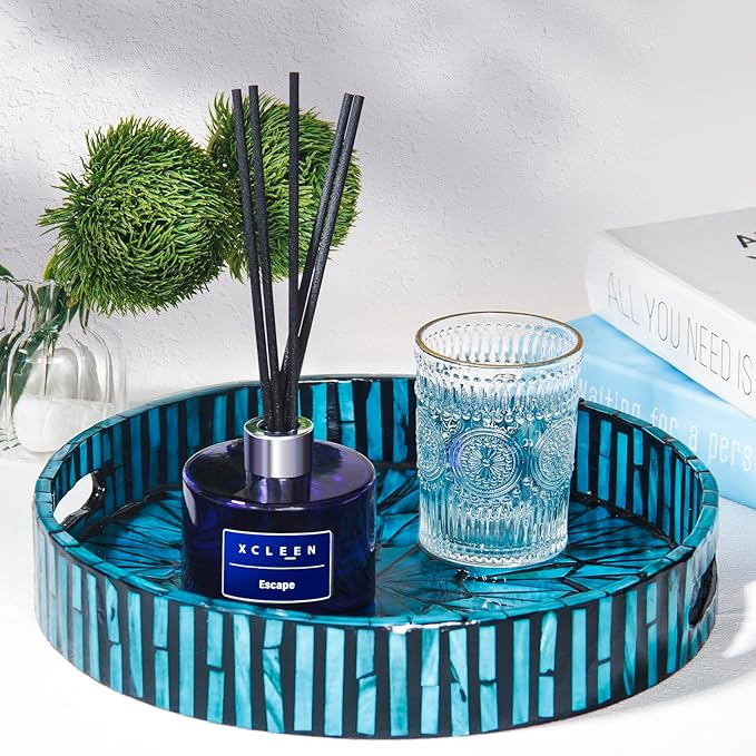 Reed Diffuser - 6.7 Oz(200ml) Escape Scented Home Fragrance for Bathroom & Bedroom Decor