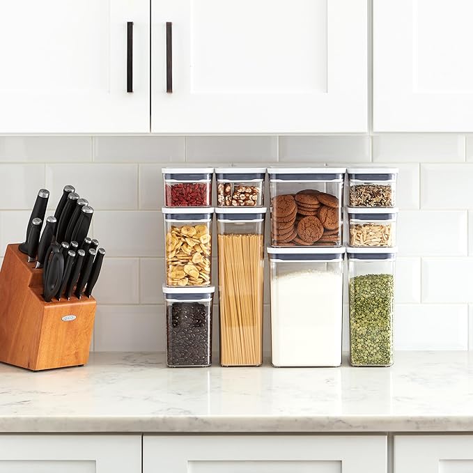 OXO Good Grips 10-Piece POP Container Set for Kitchen Storage, Pantry Organization