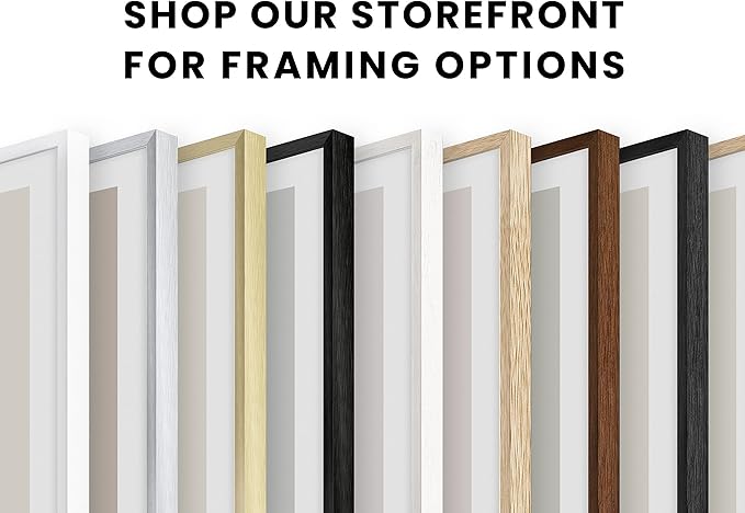 HAUS AND HUES Frameable Beige Boho Art Wall Decor - Set of 6 Neutral Mid Century Modern Wall Art, Minimalist Wall Art, Neutral Wall Decor, Beige Boho Posters for Room Aesthetic (Black Frame, 11x14)