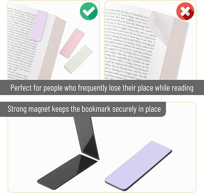 Mr. Pen Magnetic Bookmarks - 12 Pack Pastel Colors, Bookmarks for Women, Men & Kids