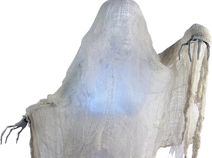 Haunted Hill Farm 67" Hanging Ghost Halloween Animatronic