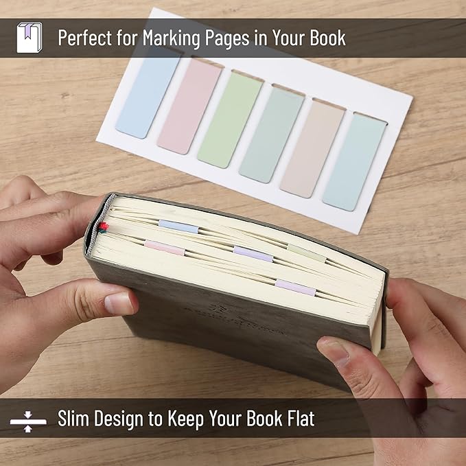 Mr. Pen Magnetic Bookmarks - 12 Pack Pastel Colors, Bookmarks for Women, Men & Kids