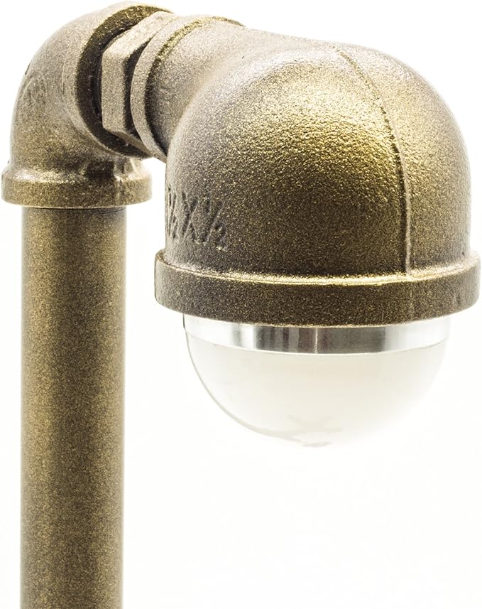 Loft Style 3W LED Lamp, Mr Bathroom, Steampunk Industrial Style, Table Desk Light, LL-006 Daylight (Bronze)
