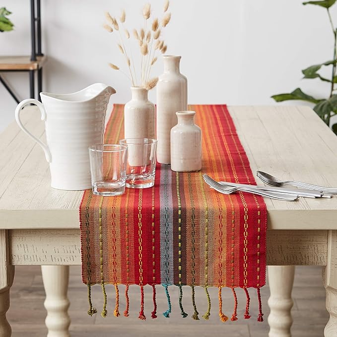 DII Southwest Collection Tabletop, Table Runner, Spice, "table runner, 14x72"""