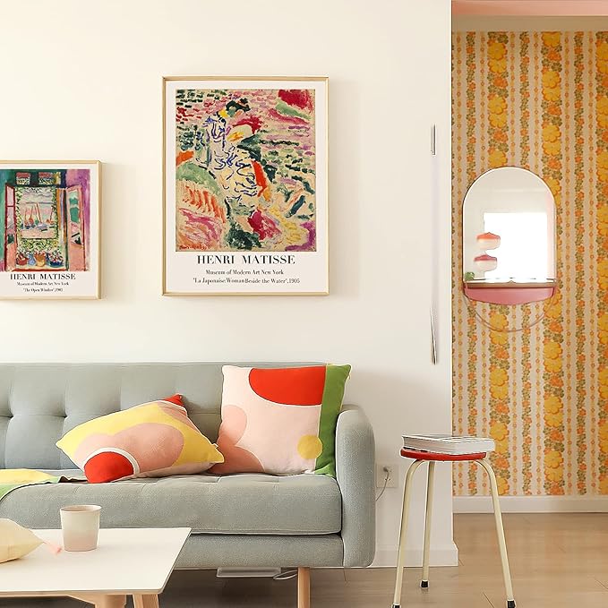 InSimSea Wall Art Prints Poster Master Artist Wall Art Prints, Matisse Posters for Room Aesthetic, Abstract Vintage Pictures Home Decor UNFRAMED, 8x10in, Set of 6