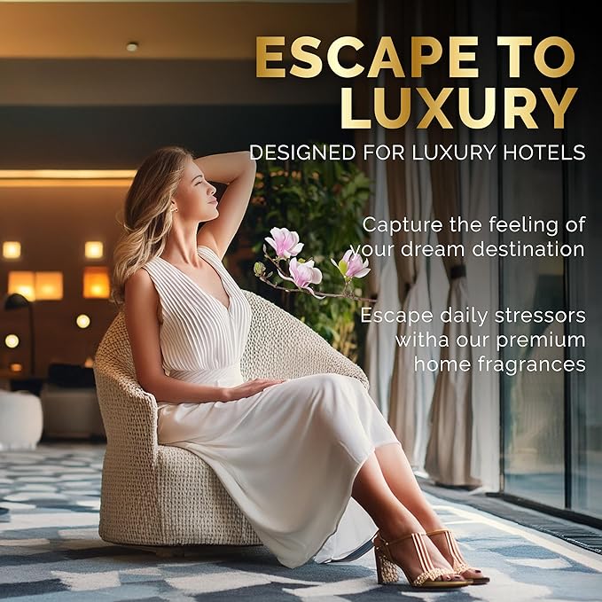 Luxury Hotel Diffuser Oil for Hotels and Homes - Aromatherapy Oils for use with an Essential Oil Diffuser at Home - Fragrance-Scent Diffuser Oil Blend (Maison Rouge) 4.05fl oz (120ml)