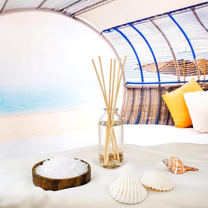 Urban Naturals Pumpkin Spice Reed Diffuser Set - Buttery Pumpkin with Jasmine, Cinnamon Leaf, Nutmeg and Vanilla - Made in The USA