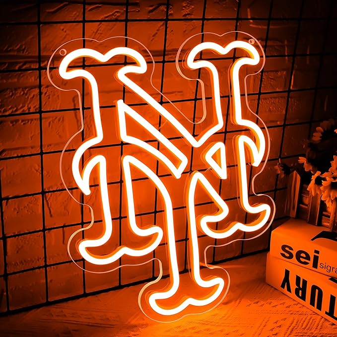 Baseball Neon Sign for Wall Decor Baseball Sport Team LED Neon Light for Man Cave Dormitory Bar Club Birthday Gifts for Sport Fans USB Powered(ZKXD314)