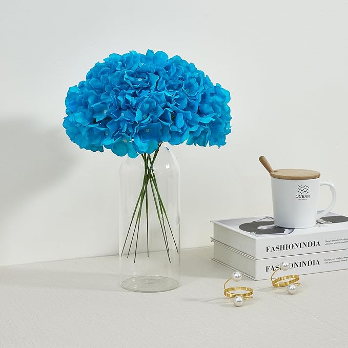 10pcs Hydrangea Artificial Flowers Fake Flowers