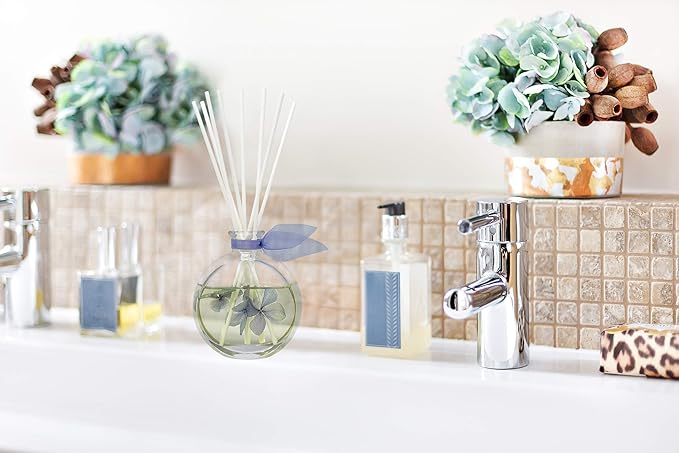 LOVSPA English Garden Luxury Home Fragrance Diffuser Reeds Set | Smooth Jasmine, Sheer Roses, Heady Hyacinth, Creamy Lily of The Valley, Lavish Oak Moss & Subtle Musk.