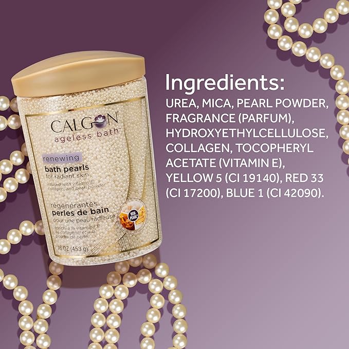 Calgon Ageless Bath Series Renewing Pearls, 16 oz.