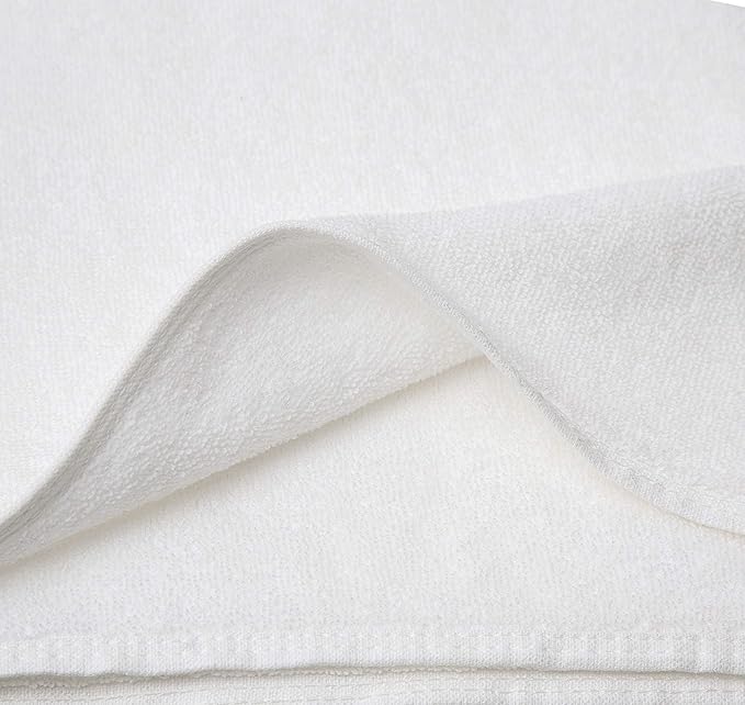 Pleasant Home 6 Pack Hand Towels Set – 16” x 28” | 100% Cotton | 500 GSM | Professional Bath Towels Use for Hotels, Hospitality, Spas, Salons | Lightweight & Durable | Bath Towels Set | White
