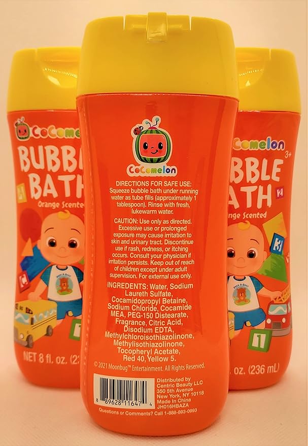 Cocomelon Bubble bath Orange scent 8-oz 3+
