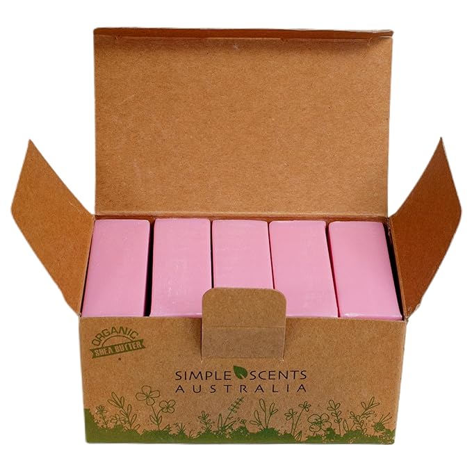 Berry Crush Scented Natural Soap Bars (5 Bars), 3.5oz Moisturizing French Triple Milled Soap Bars Enriched with Shea Butter - Pure Plant Oil Bath & Body