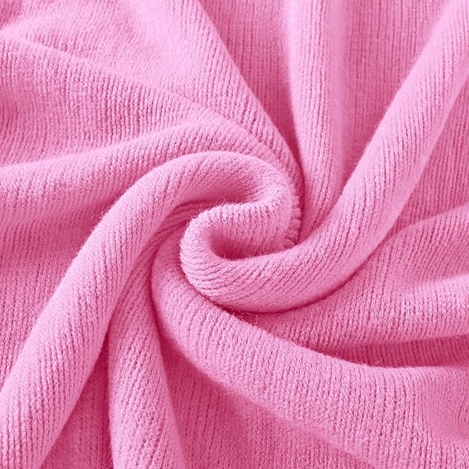 Homiest Decorative Knitted Throw with Fringe, Lightweight Acrylic Knit Blanket - Soft & Cozy Tassel Blanket for Couch, Sofa, Bed (Hot Pink, 50 x 60 Inch)