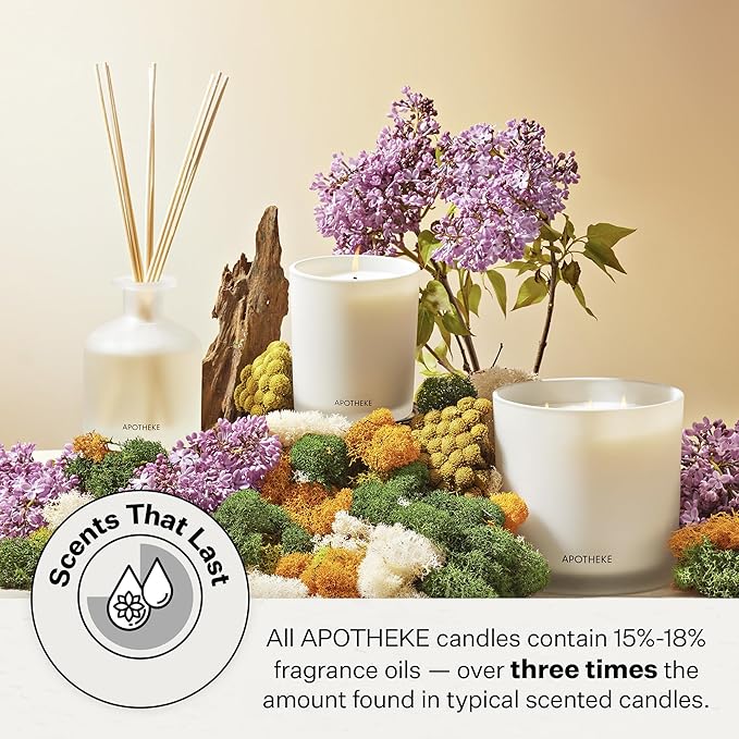 Apotheke 3-Wick Candles (Black Iris Oak, 3-Wick)