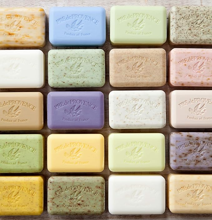 Pre de Provence Artisanal French Moisturizing Soap Bar, Shea Butter Enriched, Quad Milled for Long Lasting Rich Smooth Lather, 5.3 Ounce, Verbena