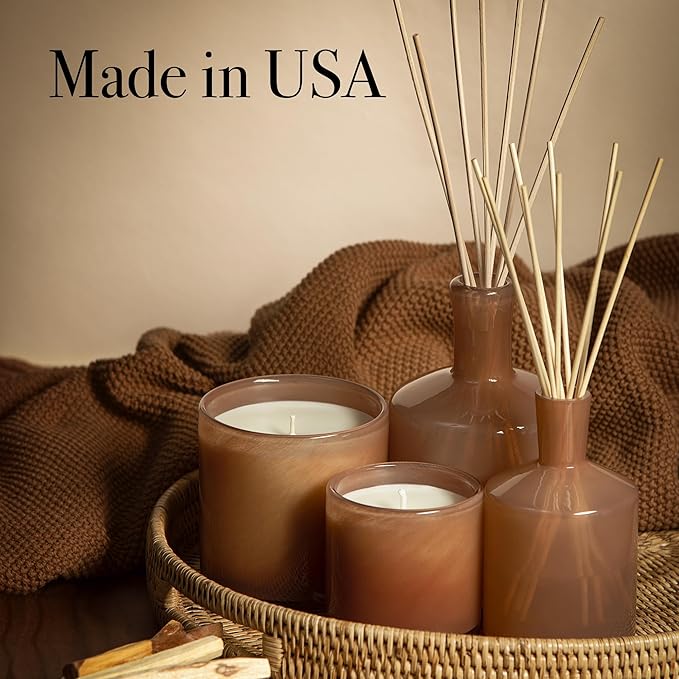 LAFCO New York Reed Diffuser Refill, Retreat - 8.4 oz - Up to 4-Month Fragrance Life - Includes Natural Wood Reeds - Free of Dyes & Propellants - Made in The USA