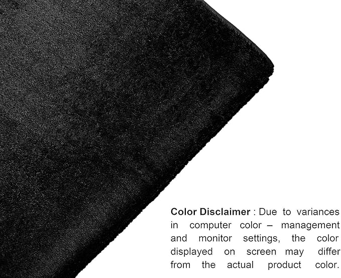 GLAMBURG 700 GSM Premium Cotton 2-Pack Oversized Extra Large Bath Sheet Set - 100% Combed Cotton - 2 Bath Sheets 35x70 - Luxury Hotel & Spa Quality - Durable Ultra Soft Highly Absorbent - Black