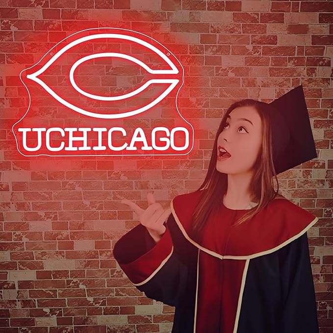 University Neon Signs,College LED Sign,University Basketball Neon Signs,College Name Signs for Man Cave,Room,Dorm Decor for College Students,Sport Fans,Size 16.53 * 11.61in(XD110)