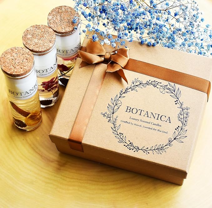 Scented Candles Gift Set - Home Decor Candles Gift for Mom, Wife, Women and Friends