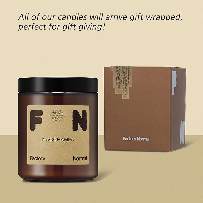 Late Night Scented Soy Candles, Factory Normal Handmade Amber Jar Candle, 8oz, 20-35 Hour Burn Time