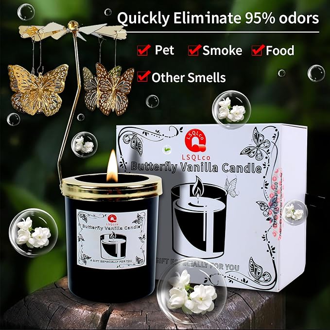 Bamboo Jasmine Candle for Home, Premium Green Scented Candles for Men, Made with Natural Soy, Gifts for Men and Women, Candle Scented, Peace and Tranquility