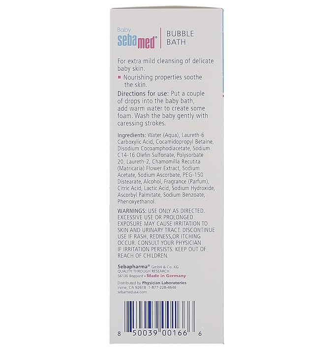 Sebamed Baby Bubble Bath, 33.8 Fluid Ounce