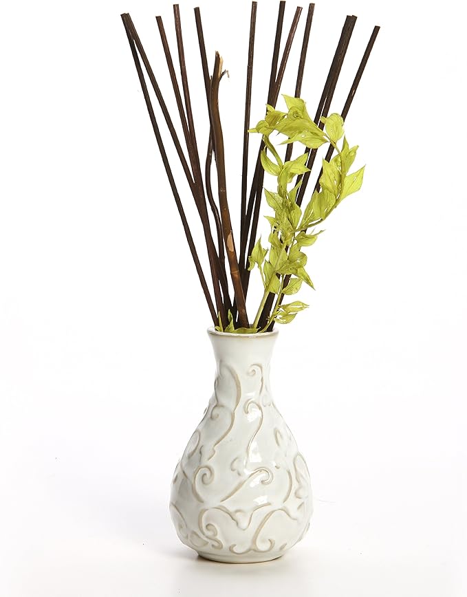 Aromatherapy Hosley's Set of 3 Botanical Diffuser Reeds - 12.5-Inch High Green/Brown for Home Decor, Bathroom Decor, Bathroom Accessories, Weddings, Meditation, Reiki